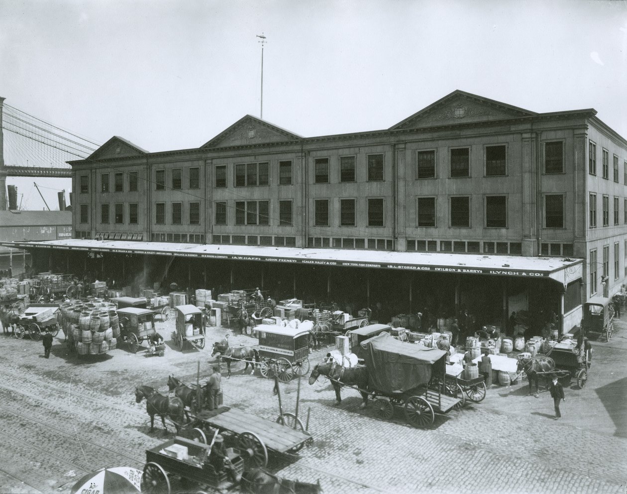 Fulton Fish Market, New York City von G.P. Hall und Sohn