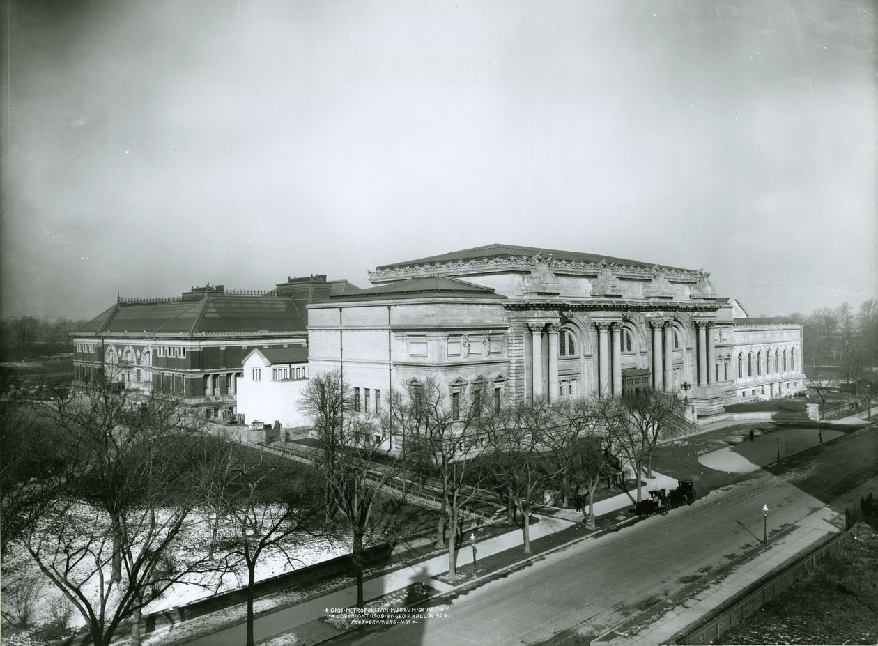 Das Metropolitan Museum of Art von Südosten, New York City, 1909 von G.P. Hall und Sohn