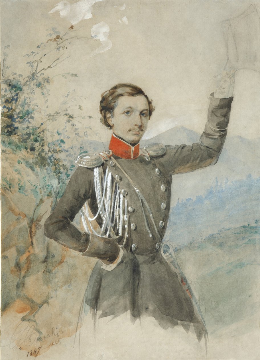 Porträt von Semyon Dmitrievich Lisanevich 1822-1877, 1847-1849 von G.V. Corradini