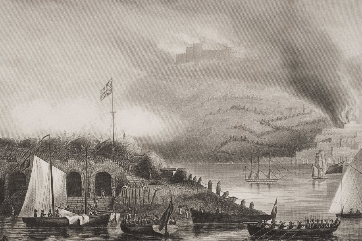 Der Sturm auf San Sebastian, 31. August 1813, Illustration aus 