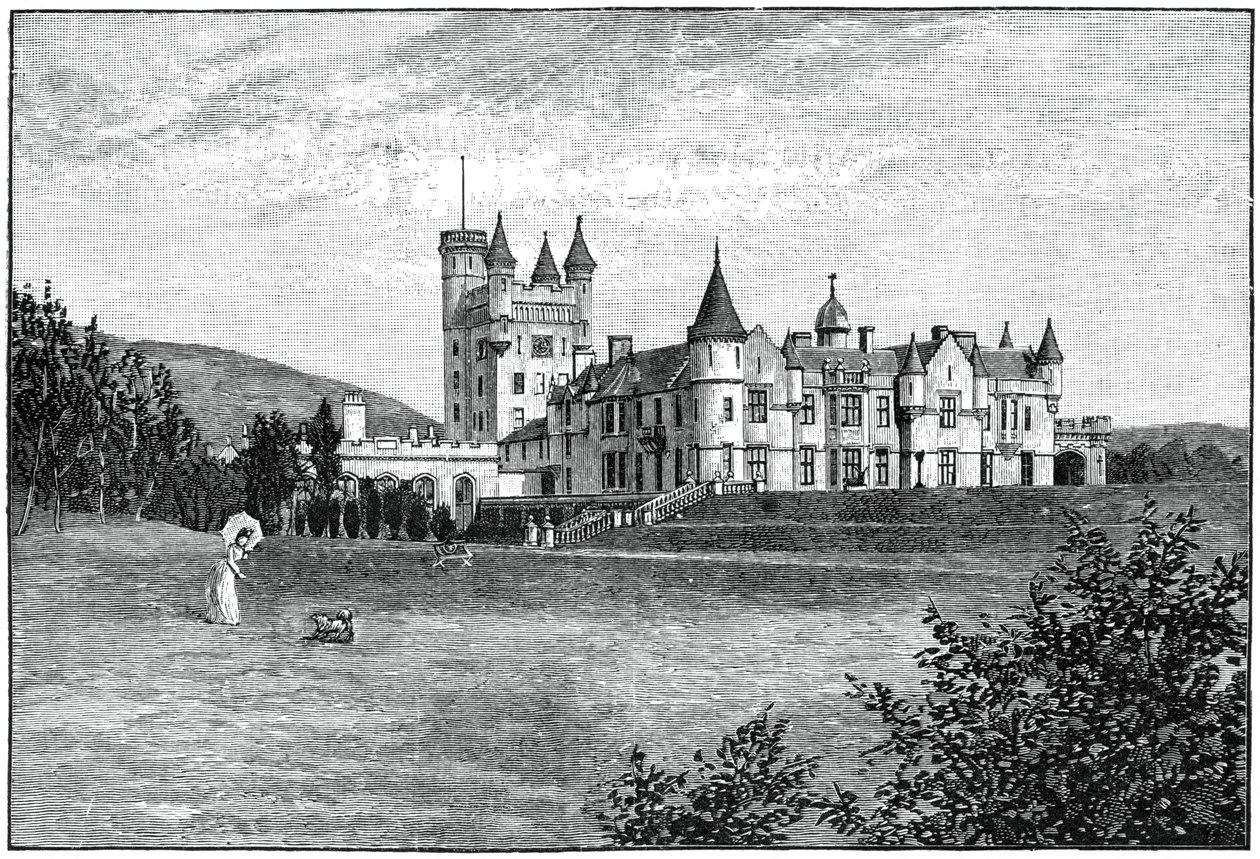 Schloss Balmoral von Nordwesten, Aberdeenshire, Schottland, 1900 von G. W. Wilson and Company
