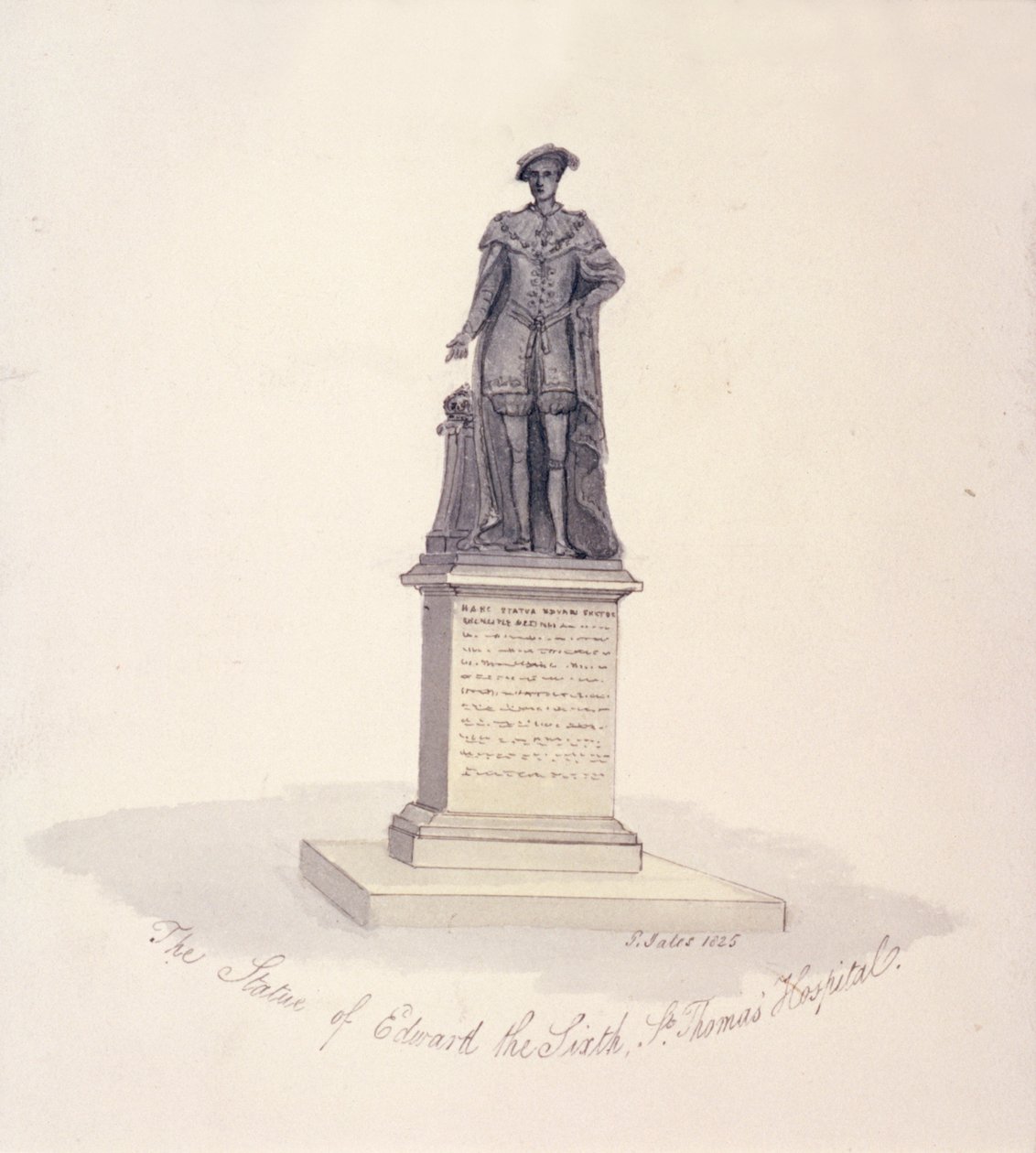 Statue von Edward VI im St Thomas