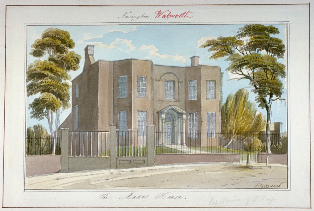 Das Herrenhaus, Newington, Southwark, London von G Yates