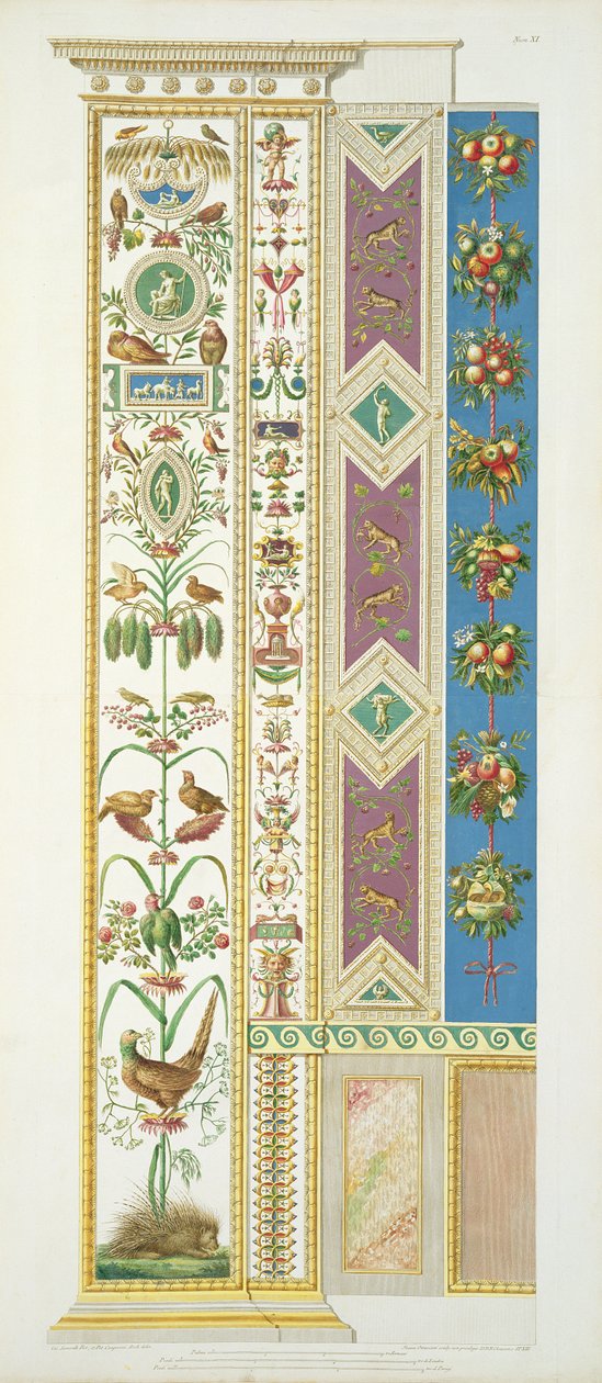 Panel aus der Raphael-Loggia im Vatikan, aus 