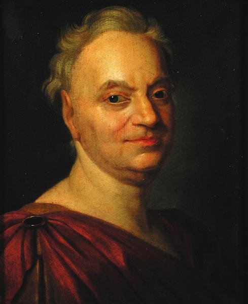 Prosper Jolyot de Crébillon (1674-1762) nach François Boucher von Gabriel Francois Doyen