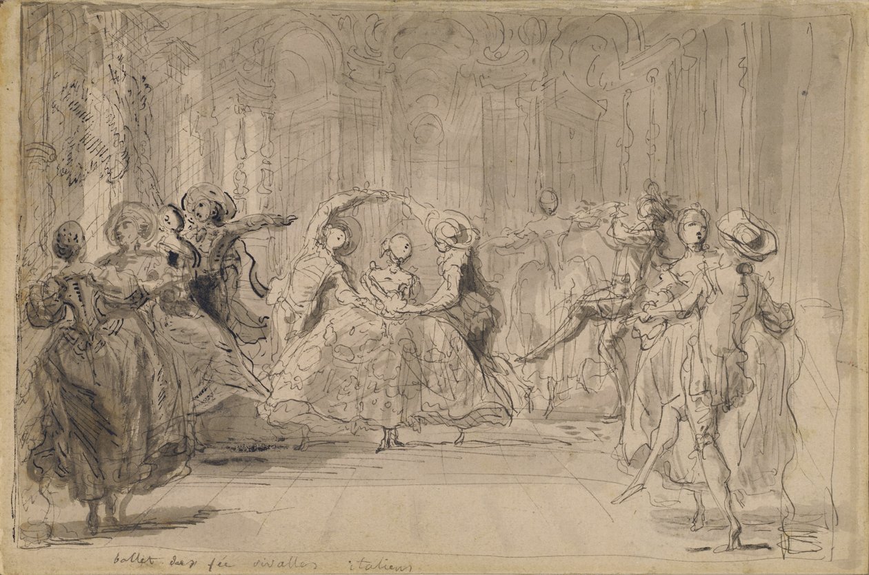 Ballett aus "Die Rivalenfeen" von Gabriel Jacques de Saint Aubin