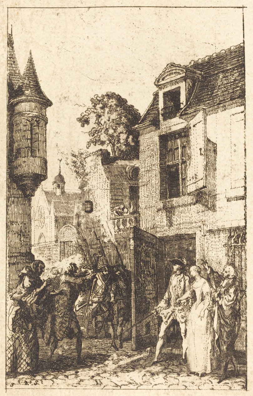 Man denkt nie an alles von Gabriel Jacques de Saint Aubin