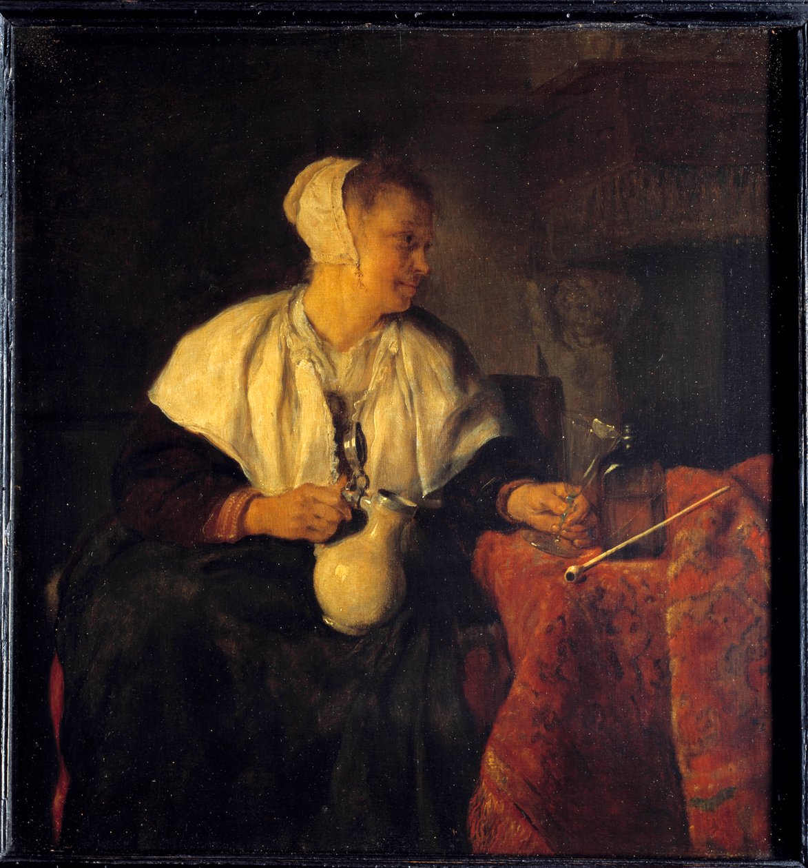 Der Ribotter. Gemälde von Gabriel Metsu (1629 - 1667) von Gabriel Metsu