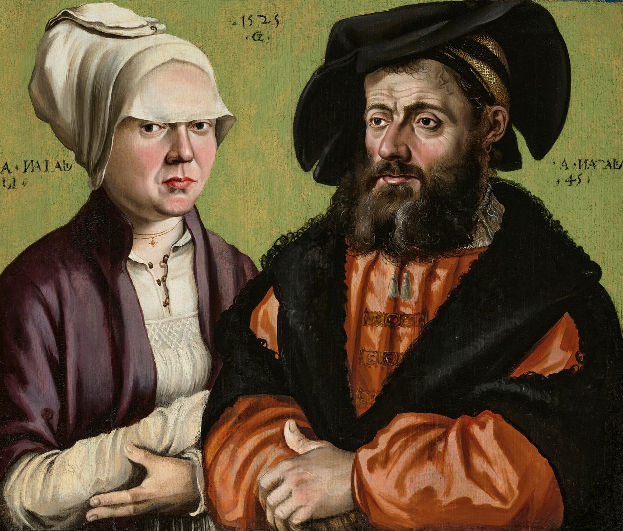 Doppelporträt eines Ehepaares, Halbfigur von Gabriel Zehender