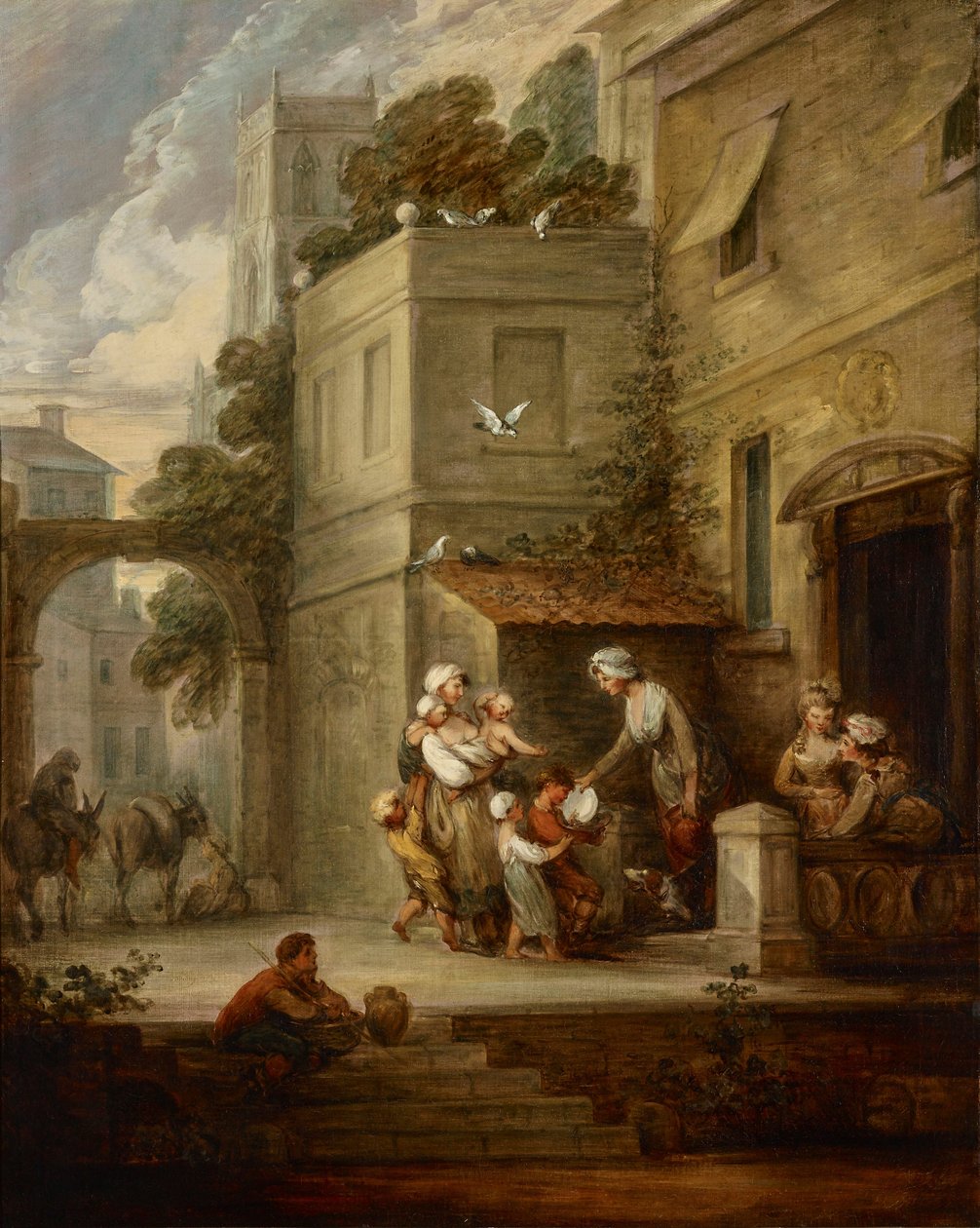 Die Nächstenliebe lindert die Not von Gainsborough Dupont