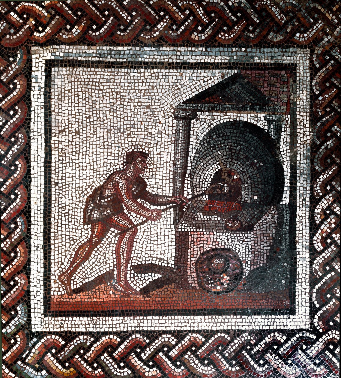 Brotbackszene von Gallo-Roman