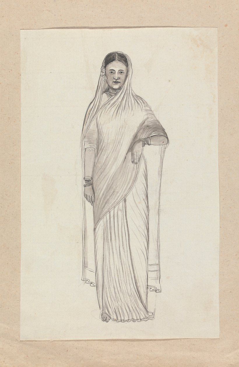 Indische Frau von Gangaram Chintaman Tambat