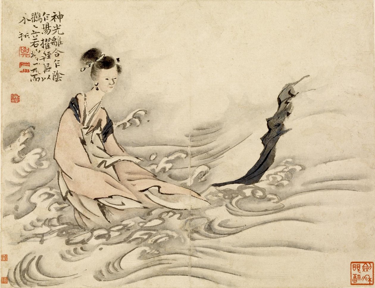 Göttin des Lo-Flusses von Gao Qipei