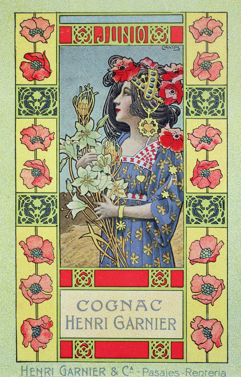 Juni, aus einem Kalender für Henri Garnier & Co. von Gaspar Camps Junyent