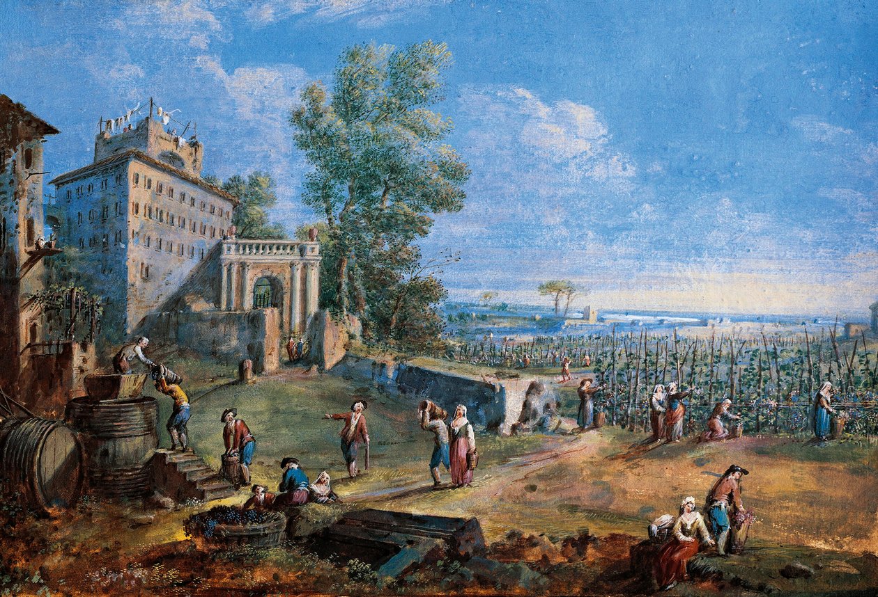 Die Ernte (Gemälde von Gaspare Vanvitelli) von Gaspar van Wittel
