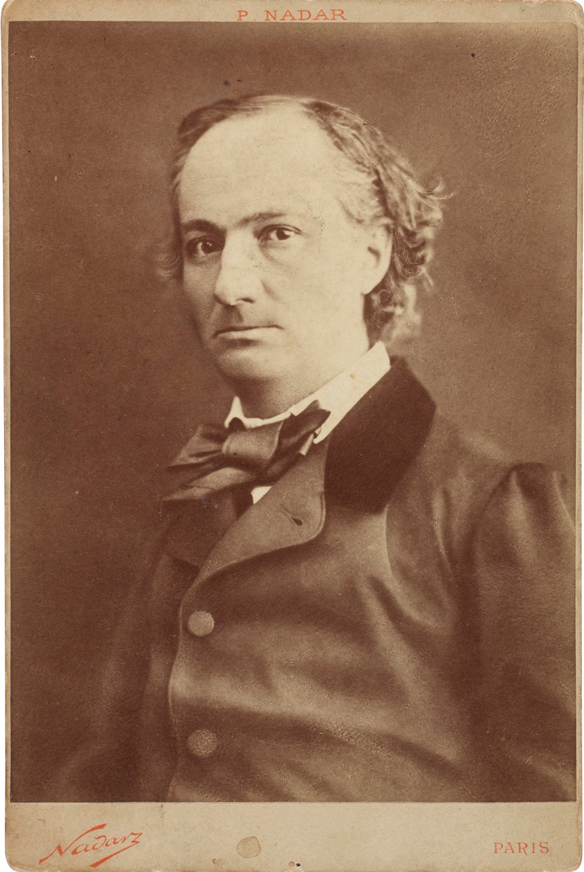 Porträt von Charles Baudelaire 1821-1867, ca. 1855 von Gaspard Félix Nadar
