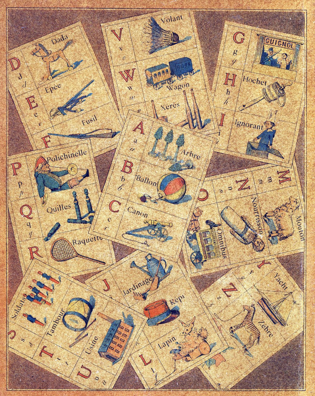 4. Umschlag von ABC des joujoux ou Alphabet des petits von Gaston Quenioux