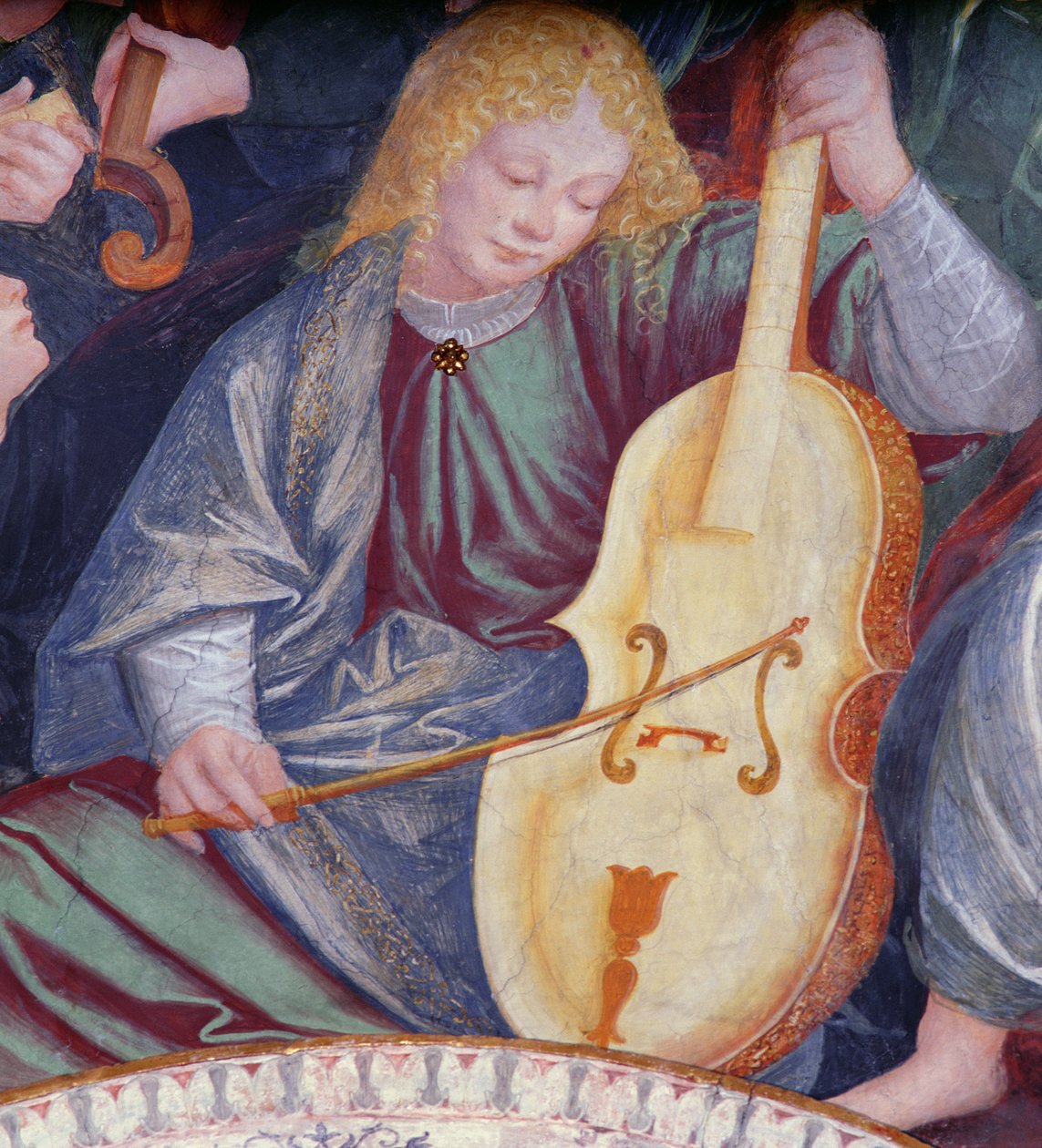 Das Konzert der Engel, 1534-36 (Detail) von Gaudenzio Ferrari