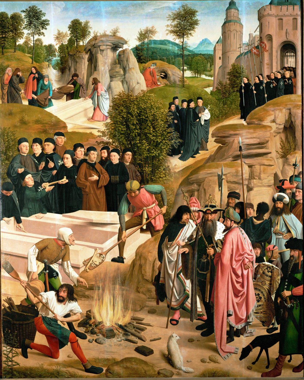 Das Schicksal der Gebeine von Johannes dem Täufer von Geertgen tot Sint Jans