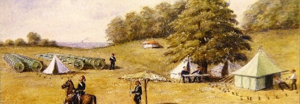Das Lager von General E.W. Wray