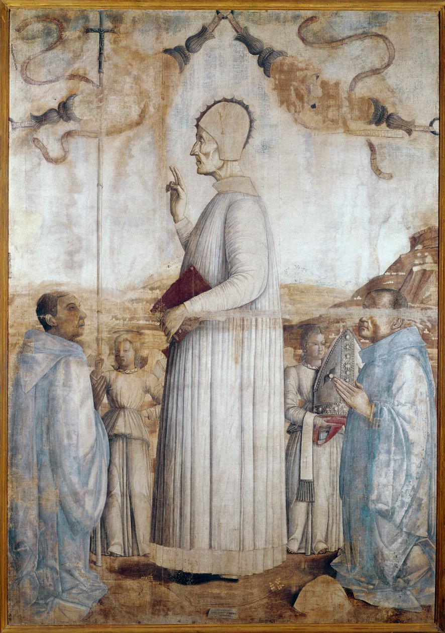 Lawrence Giustiniani oder Lorenzo Giustiniani von Gentile Bellini