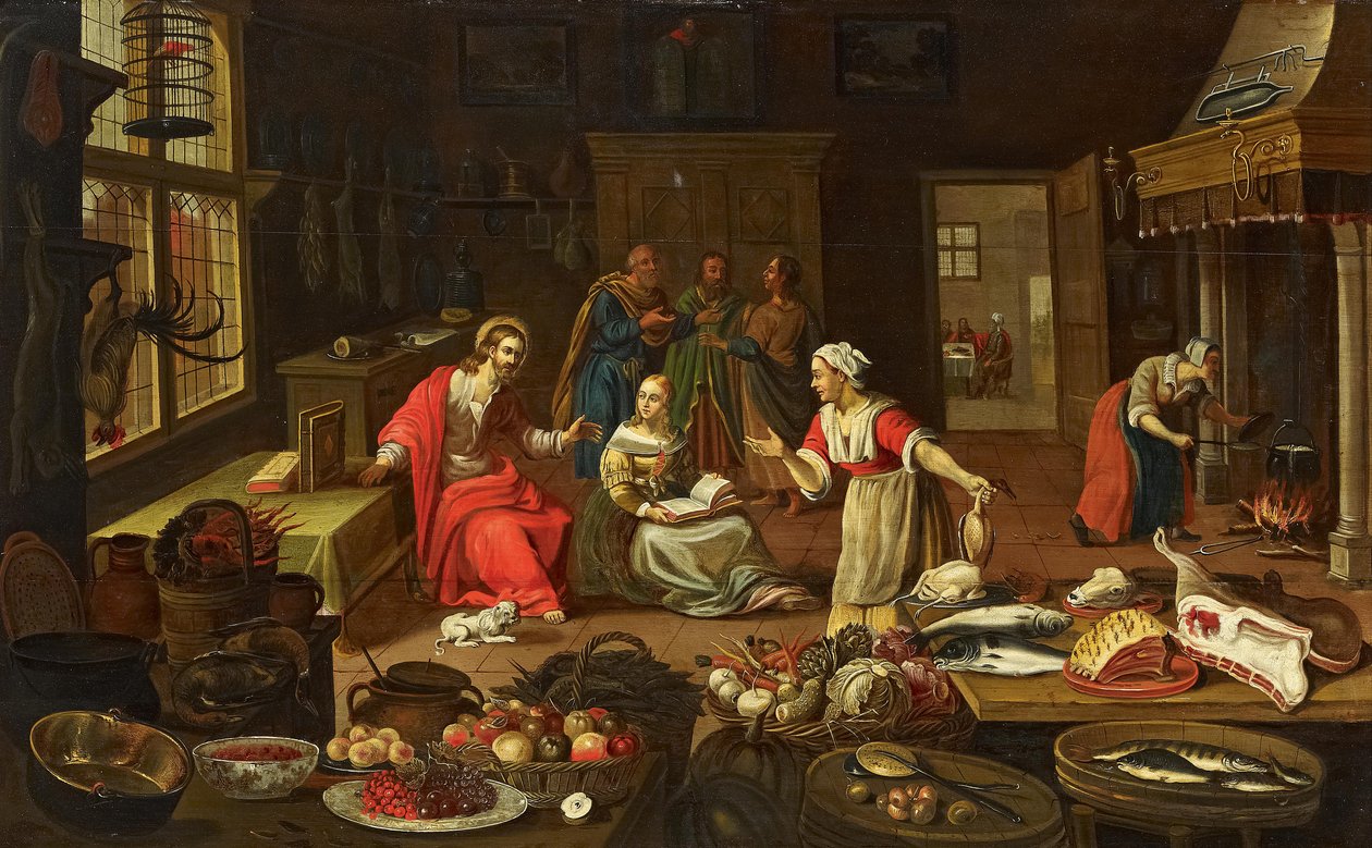 Christus im Hause der Martha von Georg Friedrich Stettner