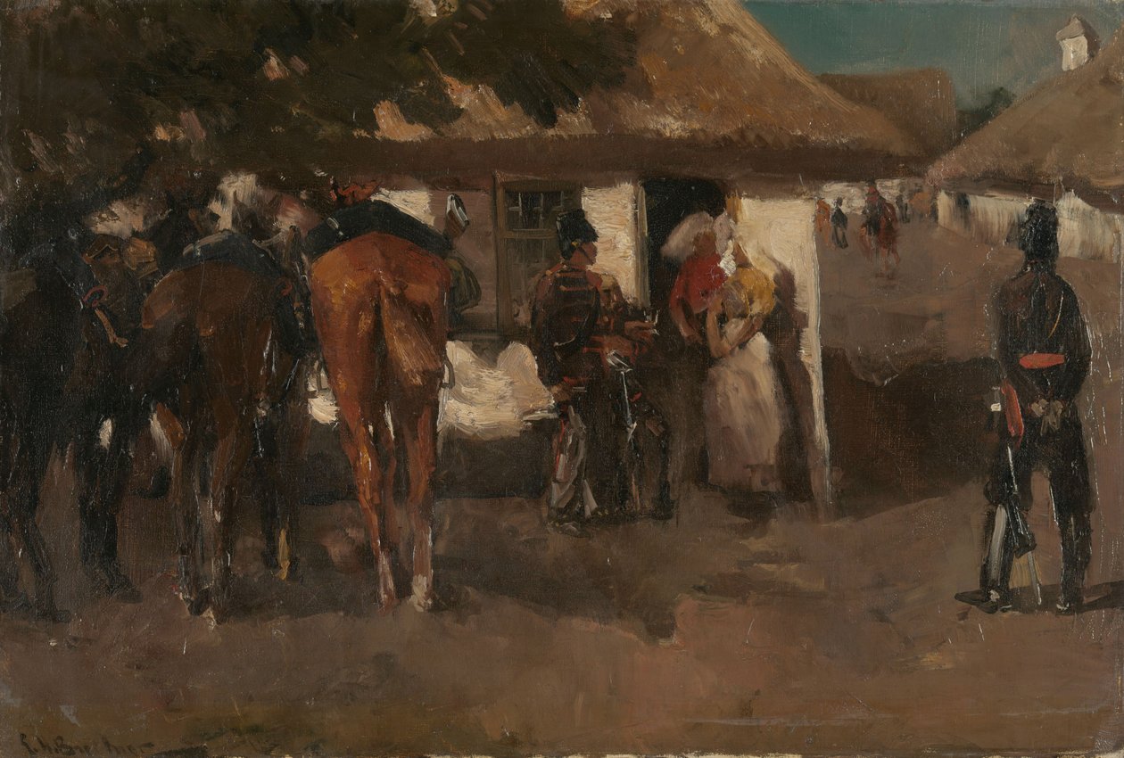 Einquartierung der Truppen von Georg-Hendrik Breitner
