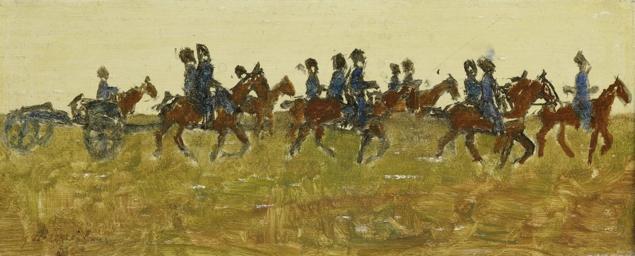Husaren auf Manöver von Georg-Hendrik Breitner
