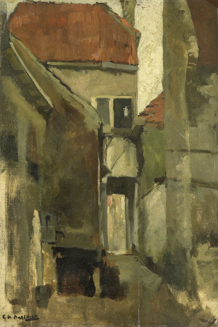 Nachbarschaftsstraße in Rijswijk bei Den Haag von Georg-Hendrik Breitner