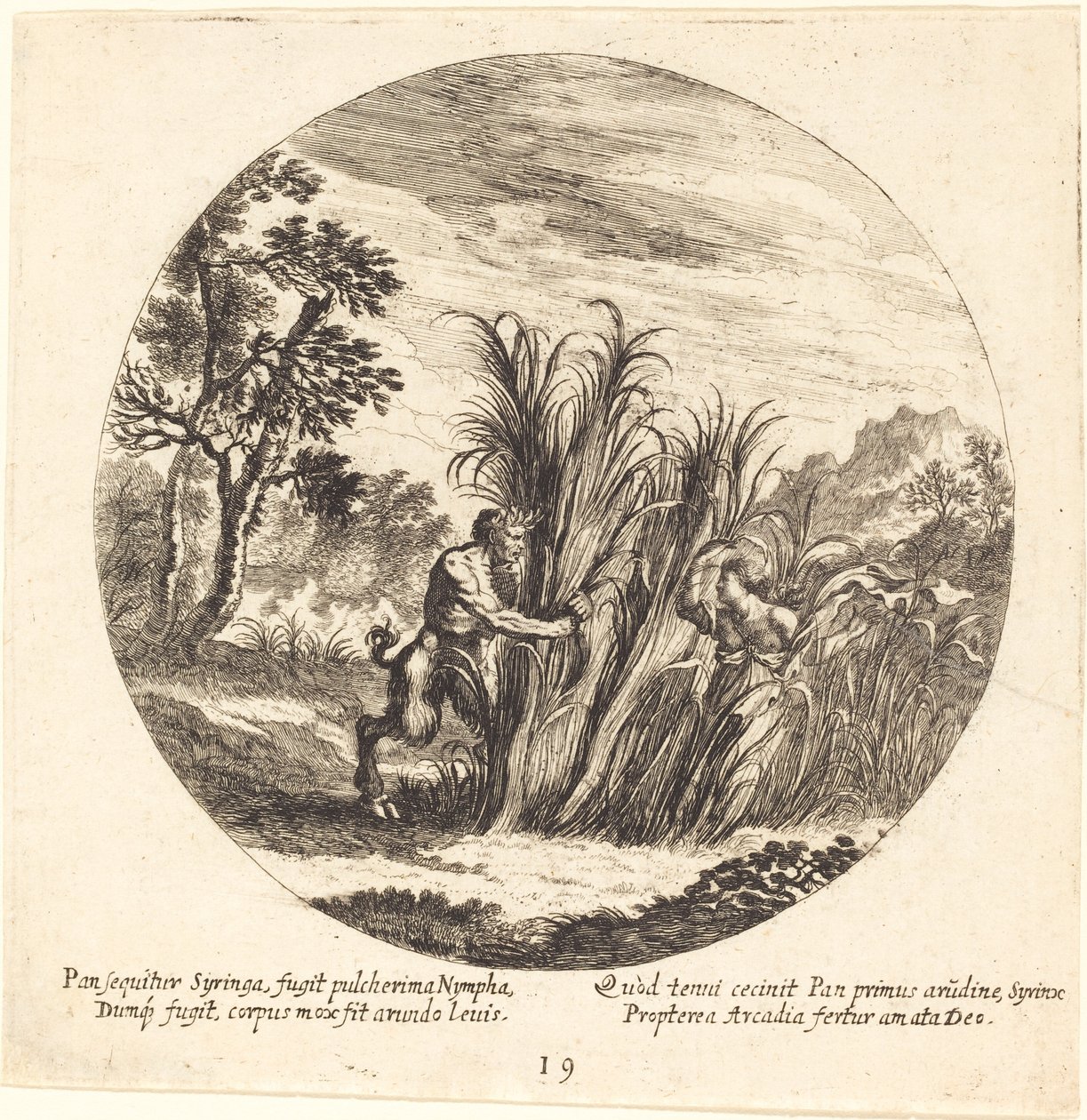 Pan und Syrinx von Georg Andreas Wolfgang the Elder