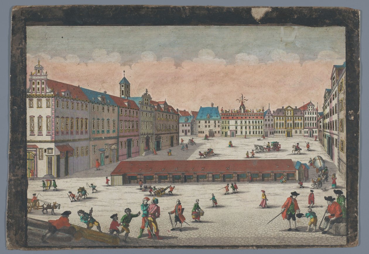 Ansicht des Salzplatzes in Wroclaw von der Südseite von Georg Balthasar Probst (possibly)