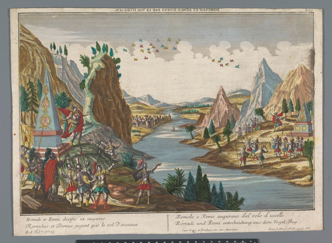 Vorzeichen im Vogelflug von Georg Balthasar Probst
