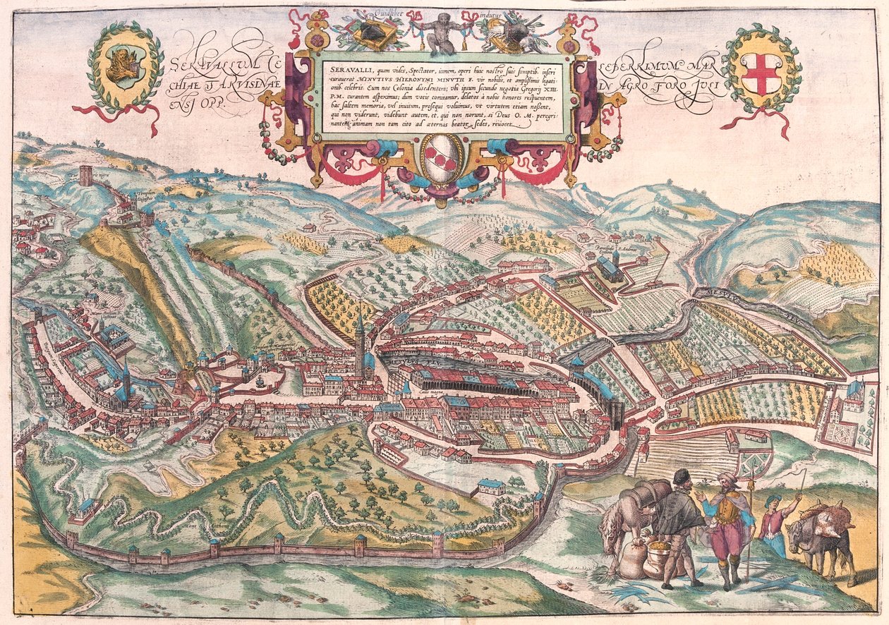 Serravalle, Vittorio Veneto (Treviso), Italien - in 