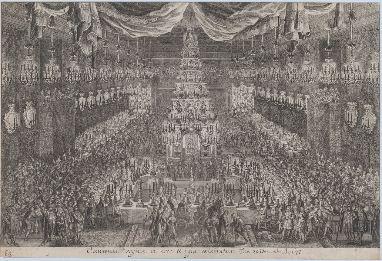 Krönung von Karl XI., Stockholm, 20. Dezember 1672, 1672 von Georg Christoph Eimmart