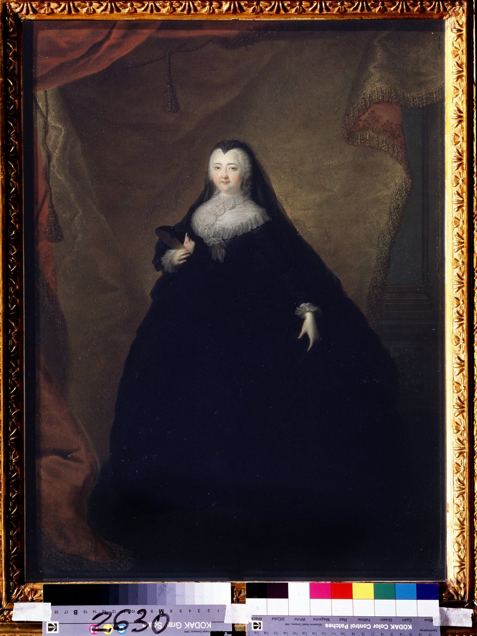 Porträt von Elisabeth Petrowna (1709-1762), Kaiserin von Russland von Georg Christoph Grooth