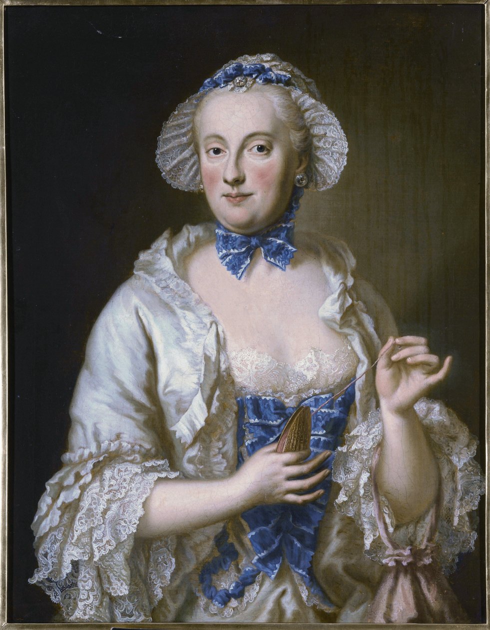 Porträt von Maria Anna Sophia von Sachsen, Kurfürstin von Bayern (1728-1797) von Georg Desmarees