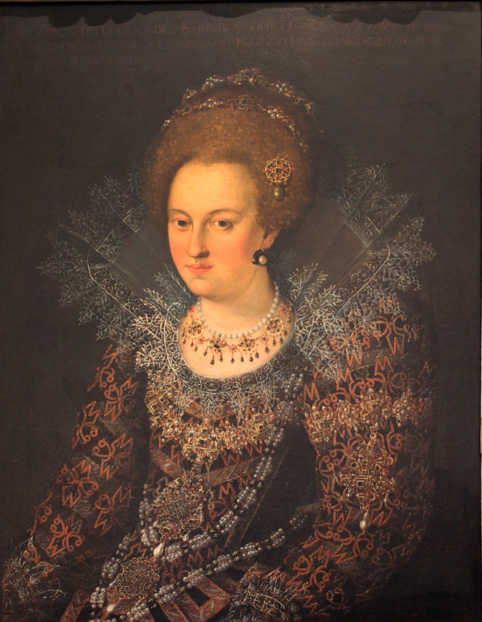 Porträt Barbara Sophia von Brandenburg von Georg Donauer