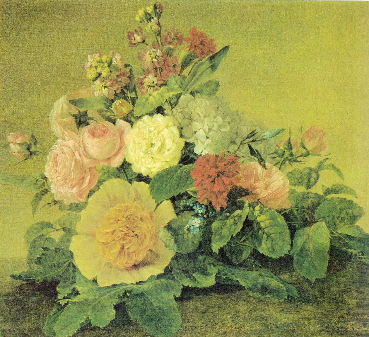 Blumenstillleben von Georg Friedrich Kersting
