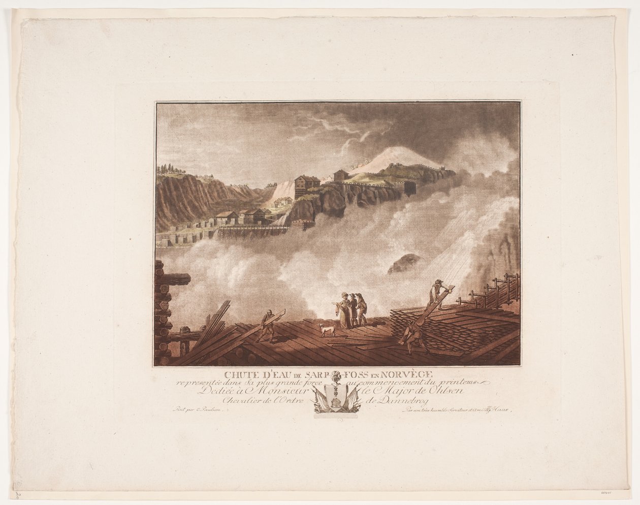 Wasserfall von Sarp-Foss in Norwegen von Georg Haas