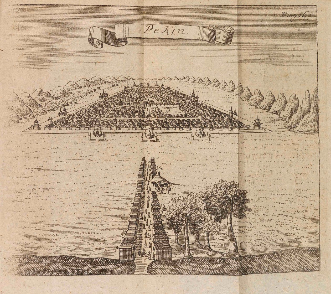 Peking. Reisebericht einer Gesandtschaft nach Peking, arrangiert von Zar Peter I. dem Großen, 1719 von Georg Johann Unverzagt