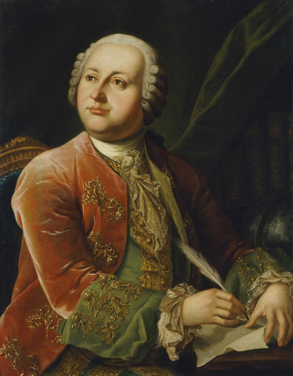 Porträt von Michail Lomonossow von Georg Kaspar von Prenner