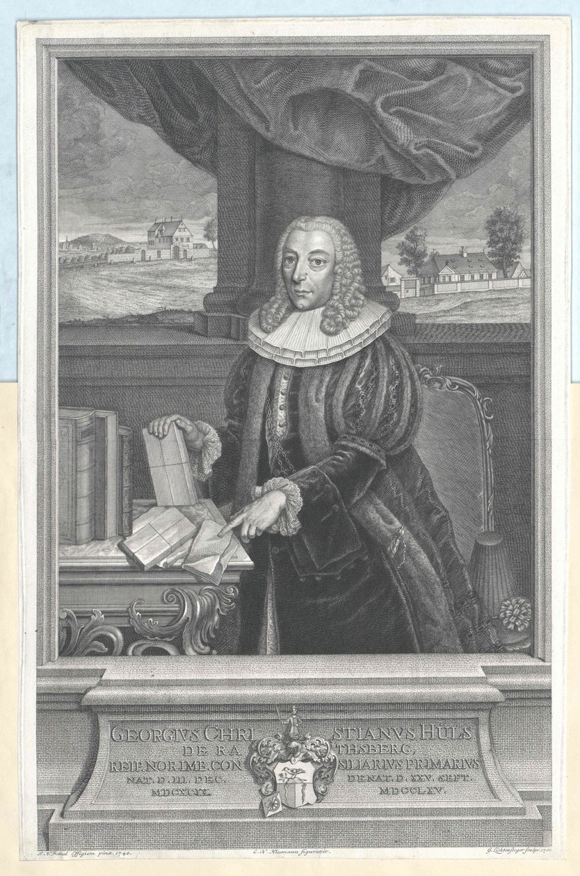 Georg Christian von Rathsberg, Berater des Stadtrats in Nürnberg von Georg Lichtensteger