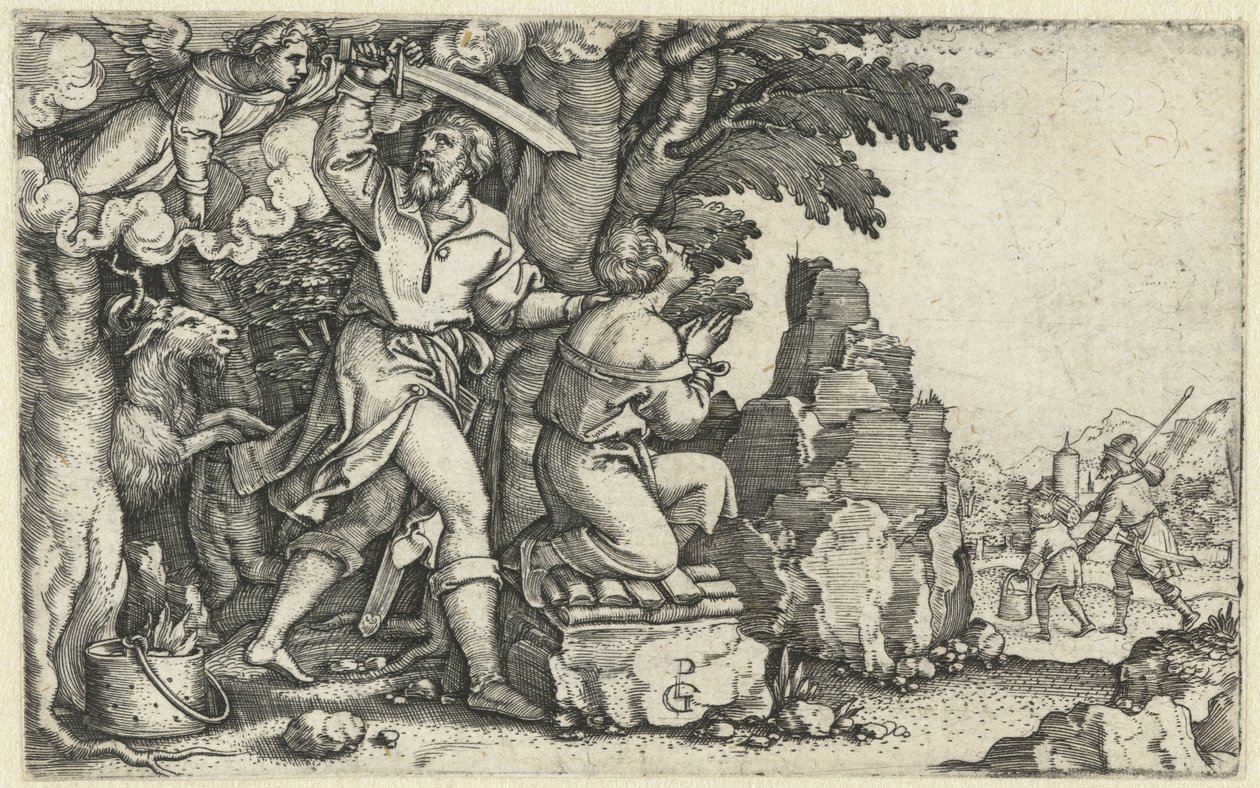 Opfer Abrahams von Isaak von Georg Pencz