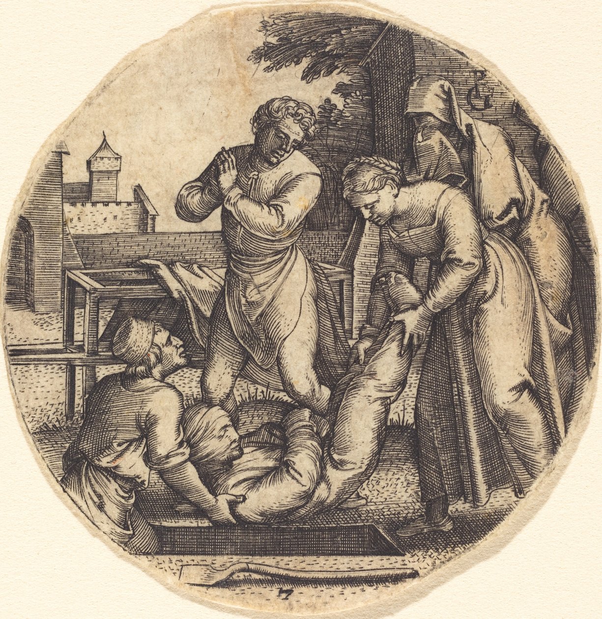 Die Toten begraben von Georg Pencz