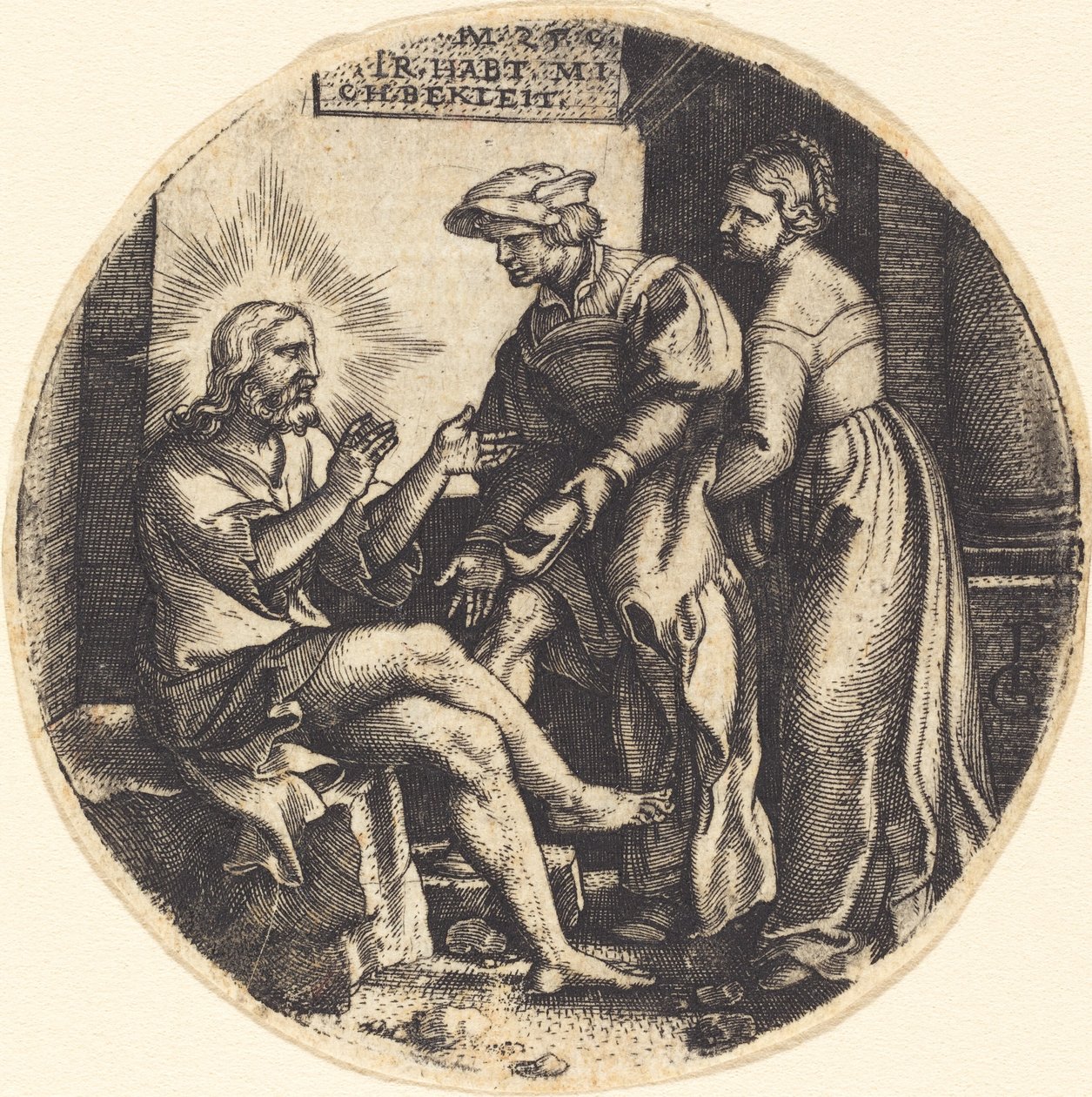 Die Nackten kleiden von Georg Pencz
