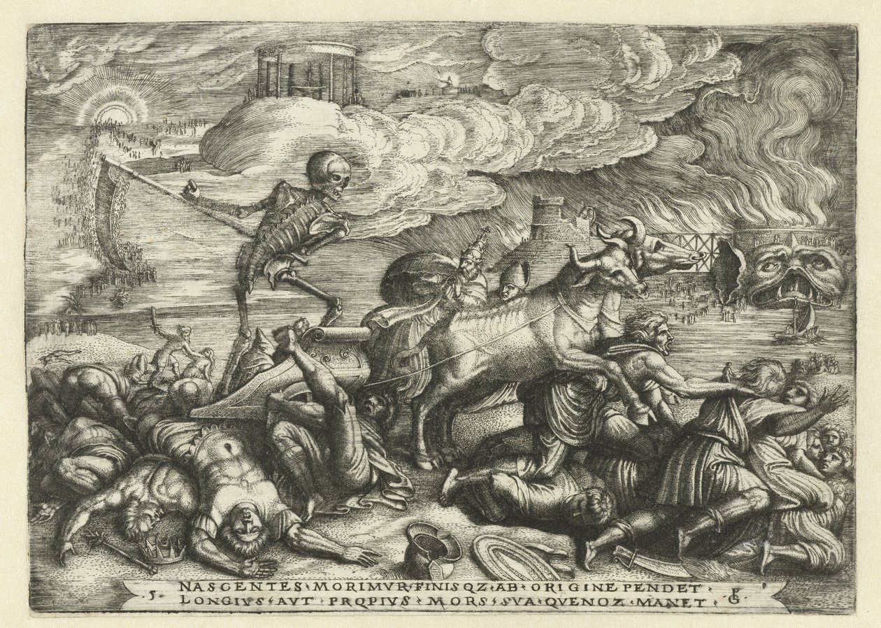 Triumph des Todes Sechs Triumphe von Petrarca (Serientitel) von Georg Pencz
