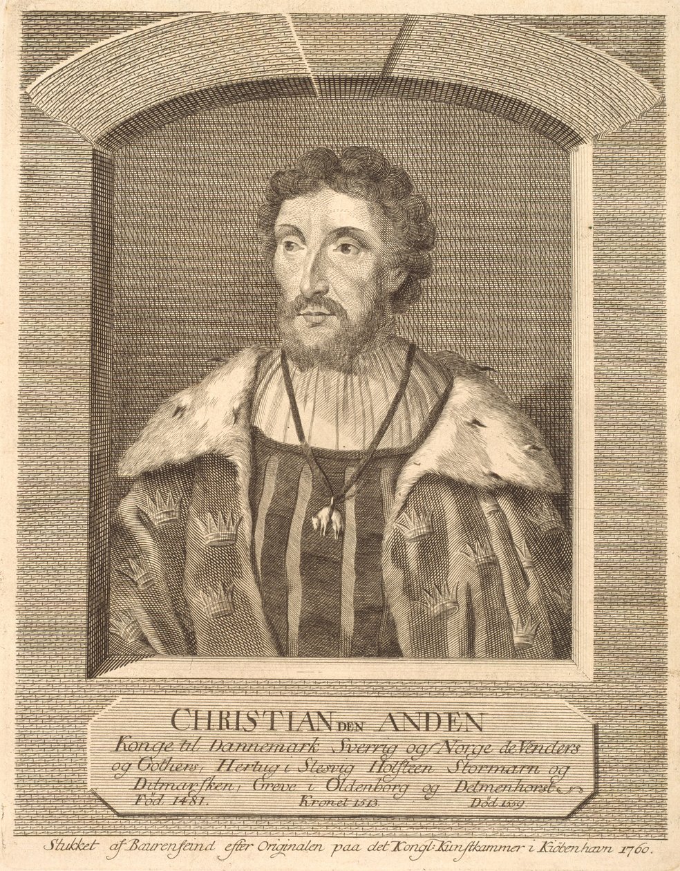 Christian II. von Georg Vilhelm Baurenfeind