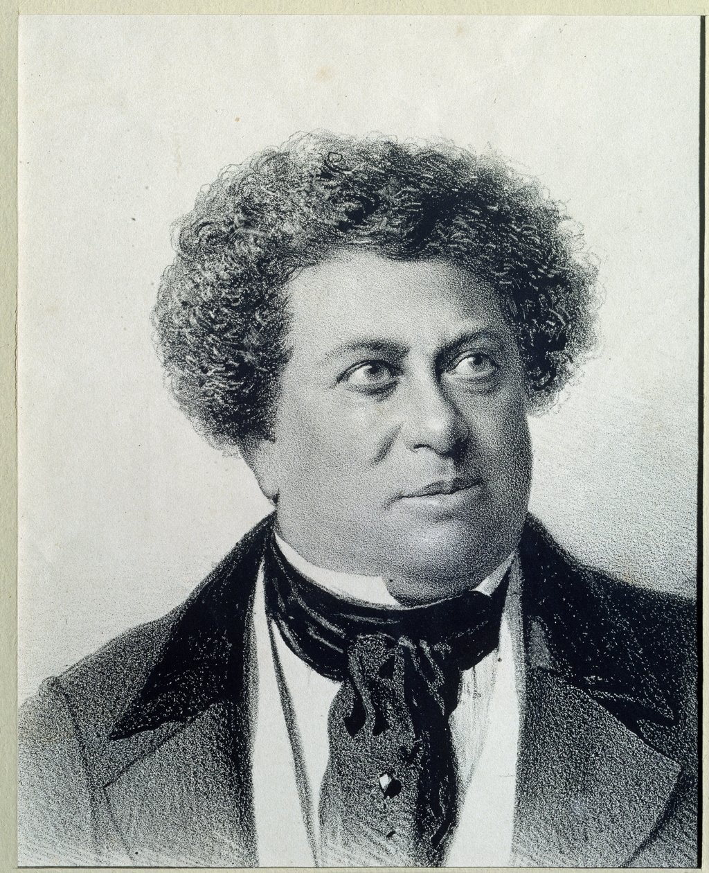 Porträt des Autors Alexandre Dumas von Georg Wilhelm Timm