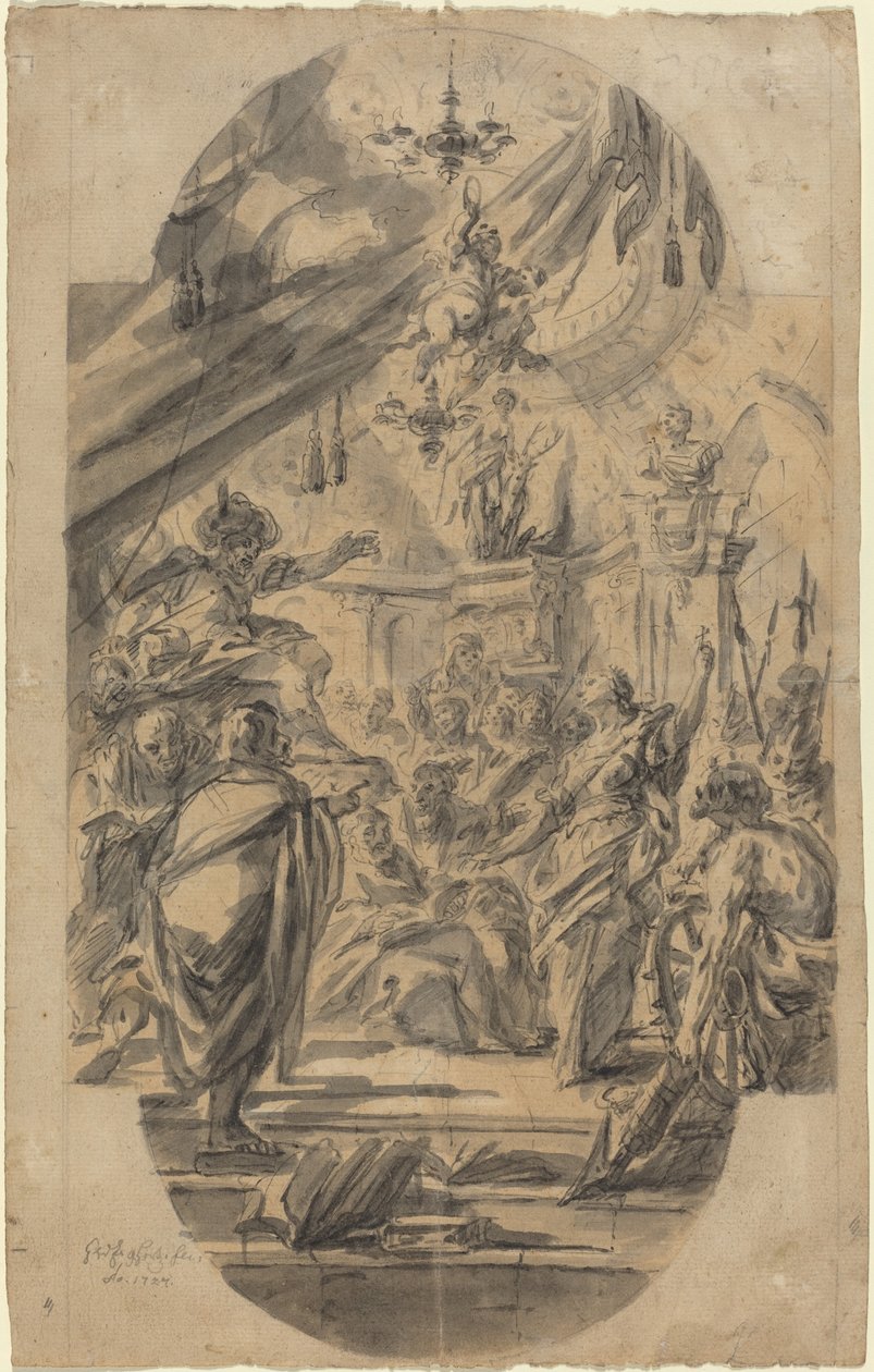 Die Disputation der Heiligen Katharina von Alexandria von Georg Wilhelm Neunhertz