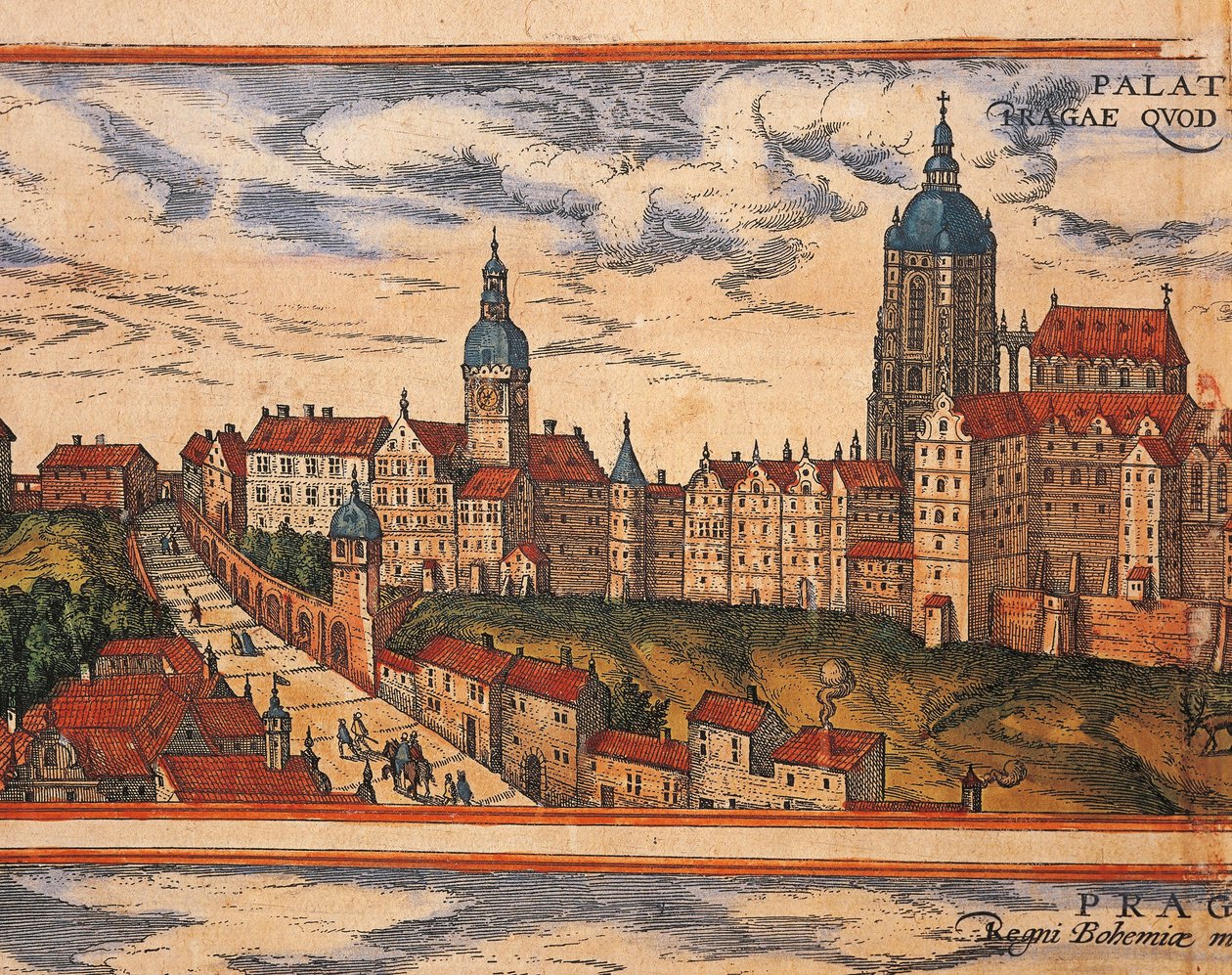 Ansicht der Zitadelle von Georg Braun and Hogenberg Franz